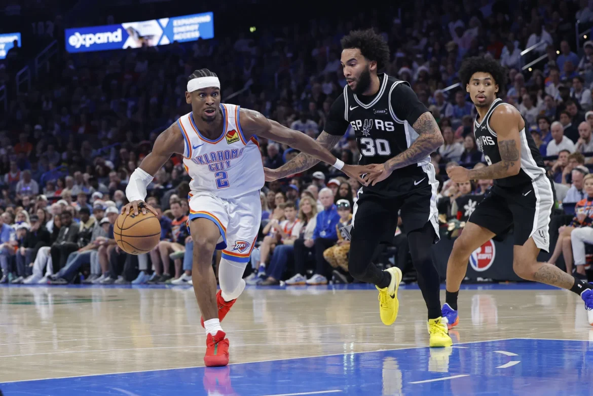 Shai Gilgeous-Alexander scores in Thunder's win over Spurs