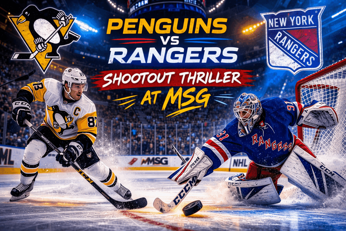 Penguins vs Rangers