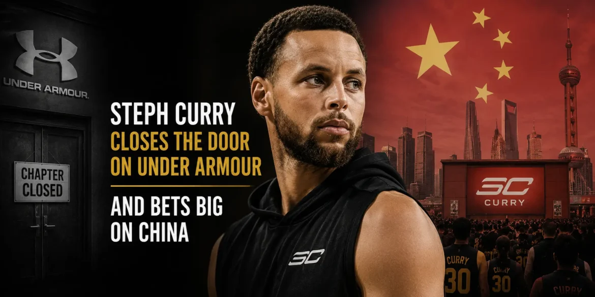 Stephen Curry Leaves Under Armour for china