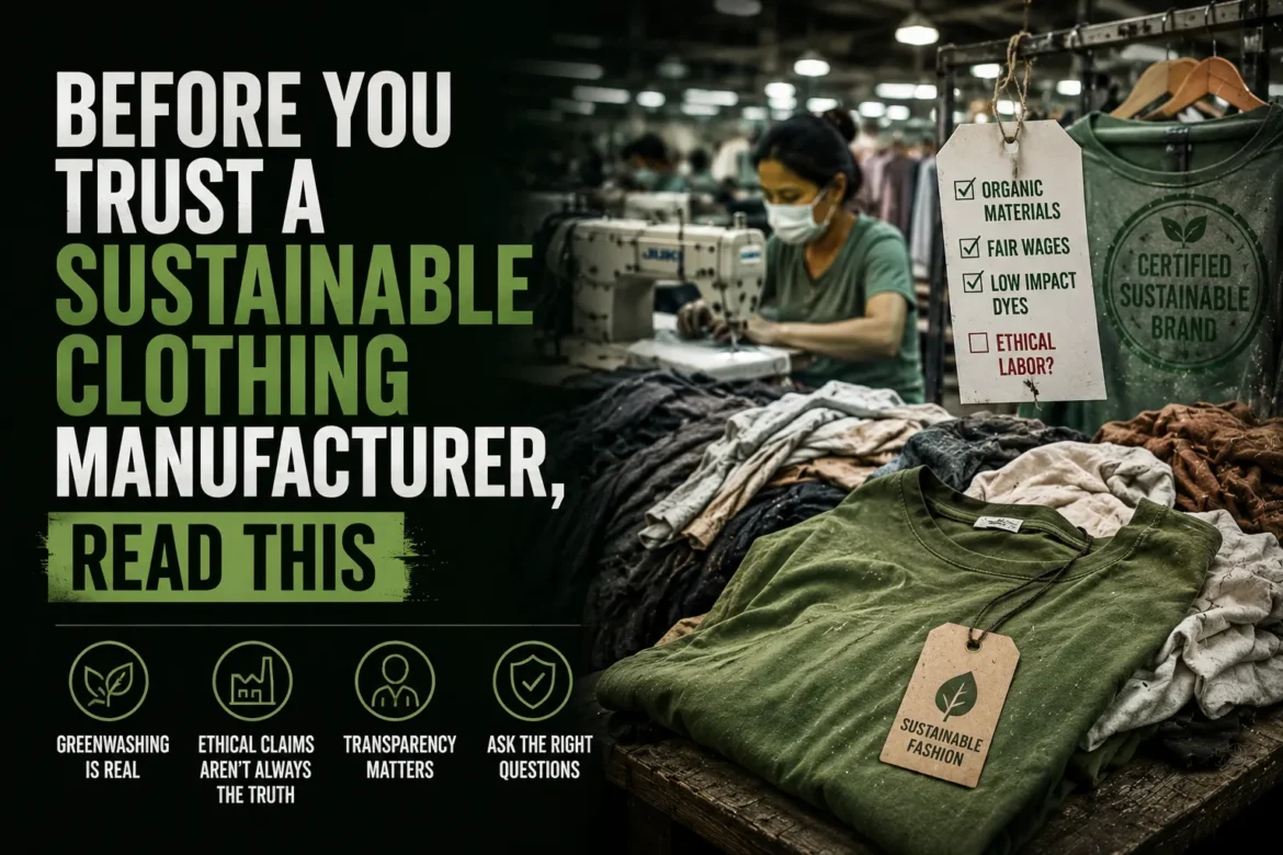 sustainable clothing manufacturers